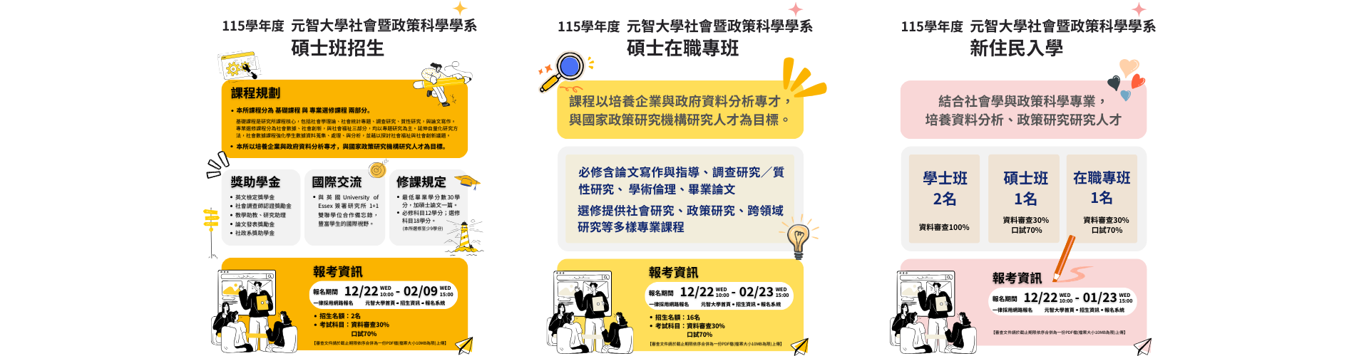 115學年招生考試